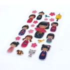 2019 hot-selling custom Colorful round polyurethane Epoxy resin domed Sticker with your logo