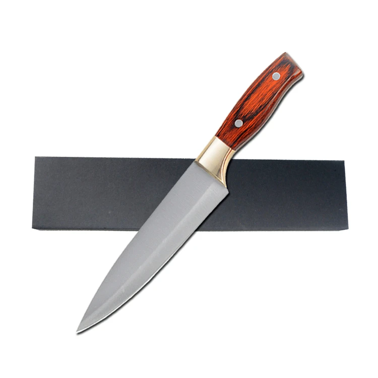 Skillful Hand Made Stainless Steel Cool Chef Knife With Wooden