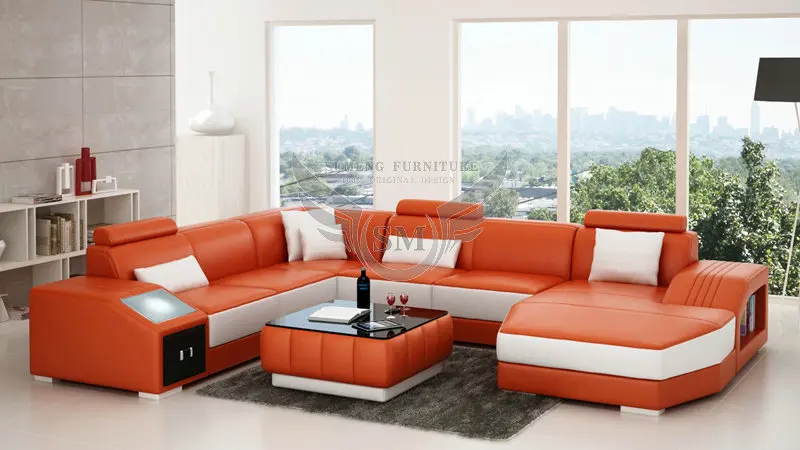 Swedish Round Corner Sofa Bed Chair With Led Light On Lv8004 017 201a 001