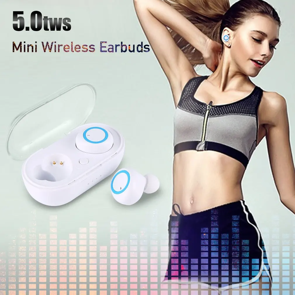 WY-K18 Mini Wireless Bluetooth Earphone TWS Wireless Headphones Bass Stereo Waterproof Bluetooth Headset with Mic for Smartphone - ANKUX.COM