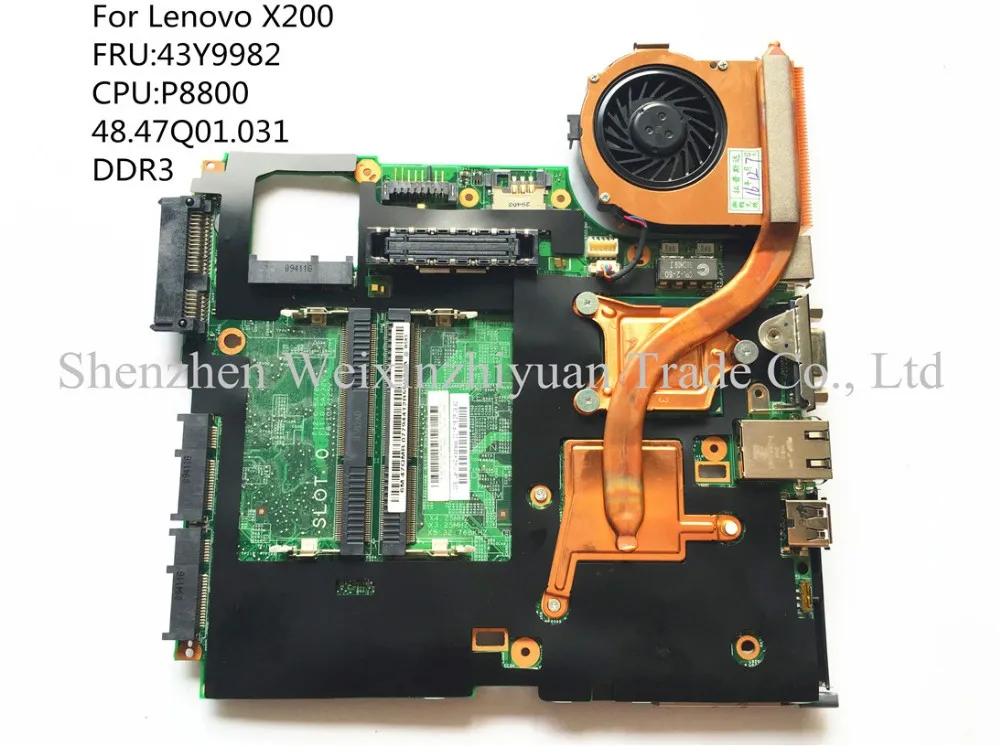 For IBM X200 mainboard motherboard with P8800/2.66G/3M/1066 Fan cooler FRU:43Y9982
For IBM X200 mainboard motherboard with P8800/2.66G/3M/1066 Fan cooler FRU:43Y9982