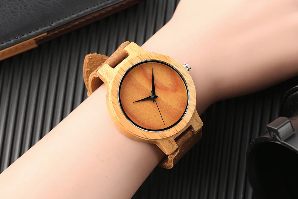 YISUYA Quartz Men's Watches Nature Wood Simple Sport Watch Hot Analog Bamboo Women Trendy Wrist Watch relogio masculino Xmas (26)