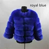 High-Grade Faux Fox Fur Coat Short Fake Fur Jacket