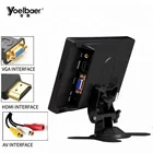HD 7 Inch Monitor 1024x600 TFT Color Screen, 2 Video Input / HDMI / VGA, Support Mini PC Display, Car Backup,CCTV, Home