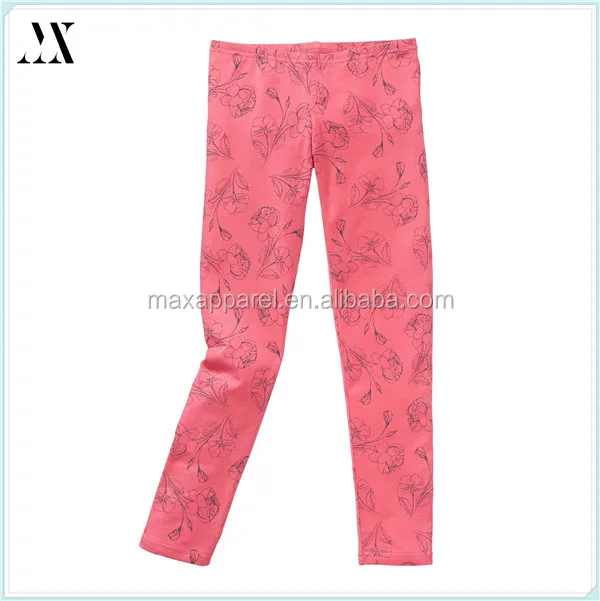 2016 Custom Allover Printing Leggings For Girls Cotton Printing Leggings