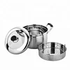 stainless steel double handle steamer multi cooking pot for sale