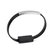Flat Bracelet Micro USB Charger Charging Sync Data Cable with 8 Pin Wristband Cord for Iphone 7 6s Plus Ipad