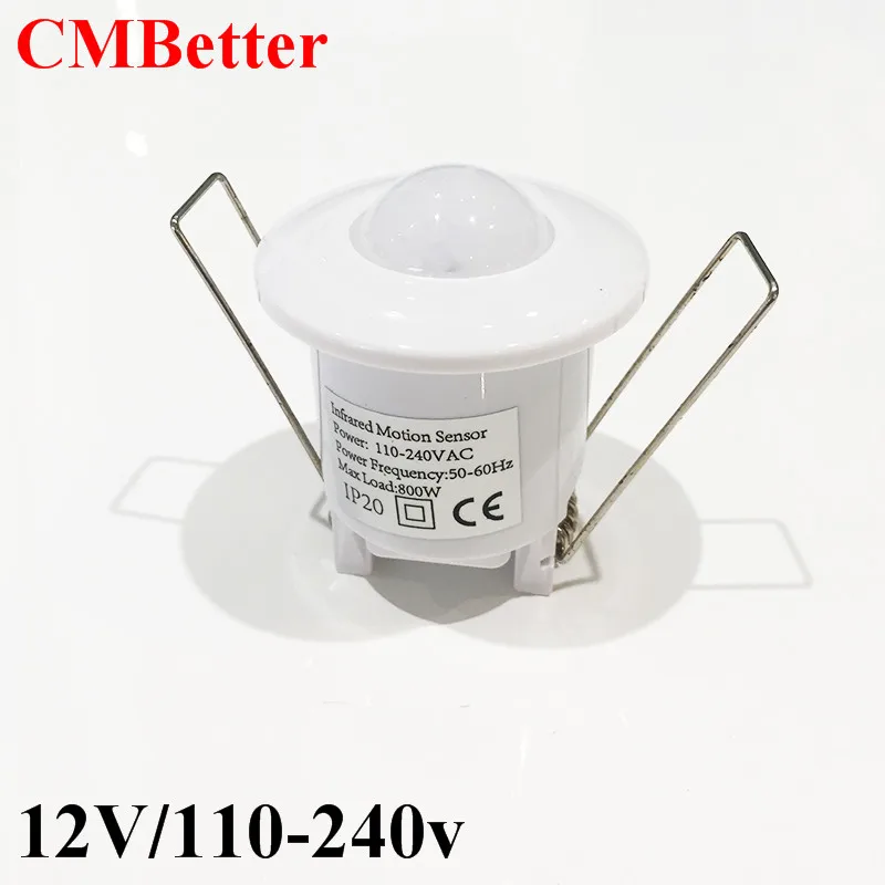  Mini Infrared motion sensor switch 12VAC110V-240V Adjustable Security Ceiling  Led Strip Lamp Light Infrared Sensor Switch (32)