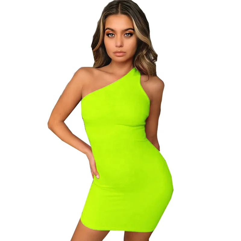 Summer Party Casual Women Solid Neon Mini Sleeveless Dress, Neon yellow / neon orange
Summer Party Casual Women Solid Neon Mini Sleeveless Dress, Neon yellow / neon orange