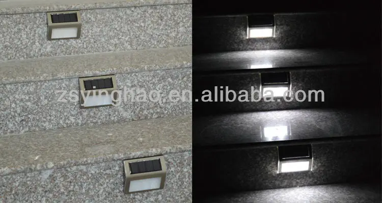 In acciaio inox solare luci a led per scala esterna del led luci ... Luci scala