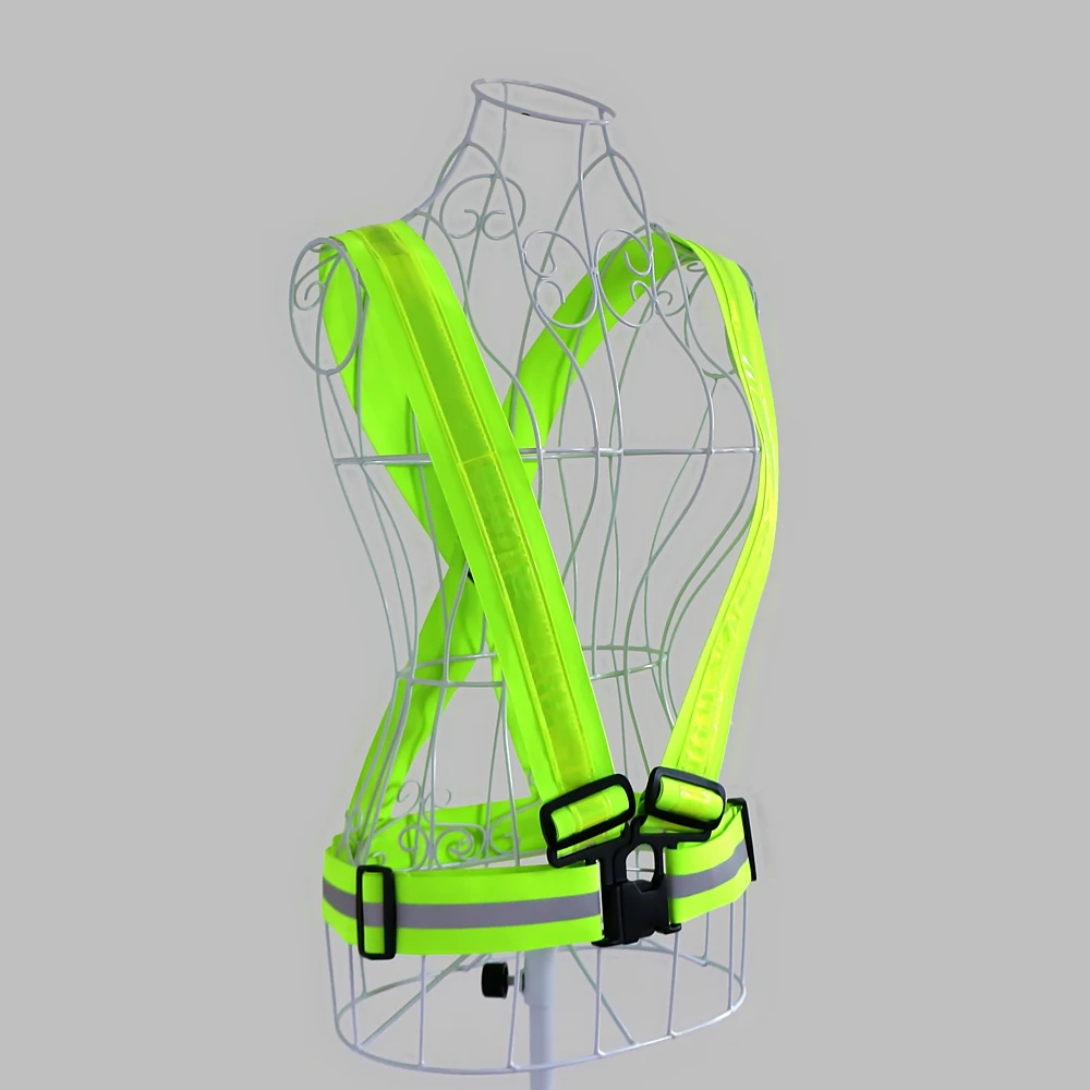 S006A Hot Selling Fast Delivery Reflective LED Running Vest Wholesale In China
