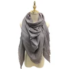 New Arrival Check Pattern Spring Women Head Wrap Muslim Women Hijab Scarf