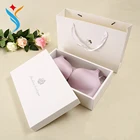 china exquisite multicolor printed logo underwear clothing decoration packaging box