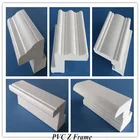 manufacturer direct windows shutter components pvc shutter profiles
