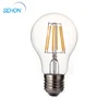 Smart Lighting A19 6W 110V E26 Dimmable LED Filament Bulb
