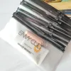 Black Zipper Pvc Zipper Bags For Make-up Brushes Sets,Eco Friendly clear plastic EVA PVC black zipper Cosmetic Bag