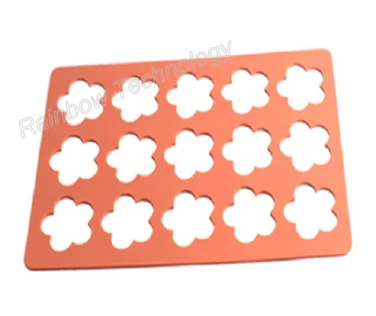 Flower Shape Insertion Chocolate Silicone Mold Soap Mould Icecream Decorating Cake Mold Biscuit Bakeware Cake Baking Tools