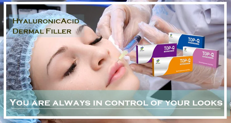 hi-tech supply 4 types top-q hyaluronic acid dermal fillers