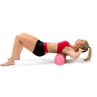 gym fitness body sport pu foam roller storage red epp massage foam roller for muscle relax private label