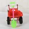 2018 new baby plastic wheelbarrow with two wheels