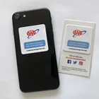 Self adhesive mobile phone screen cleaner