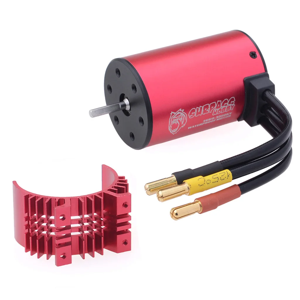 3665 bldc motor + ESC 80A combo with rc fans brushless 1:10 bldc motor for brushless rc race cars