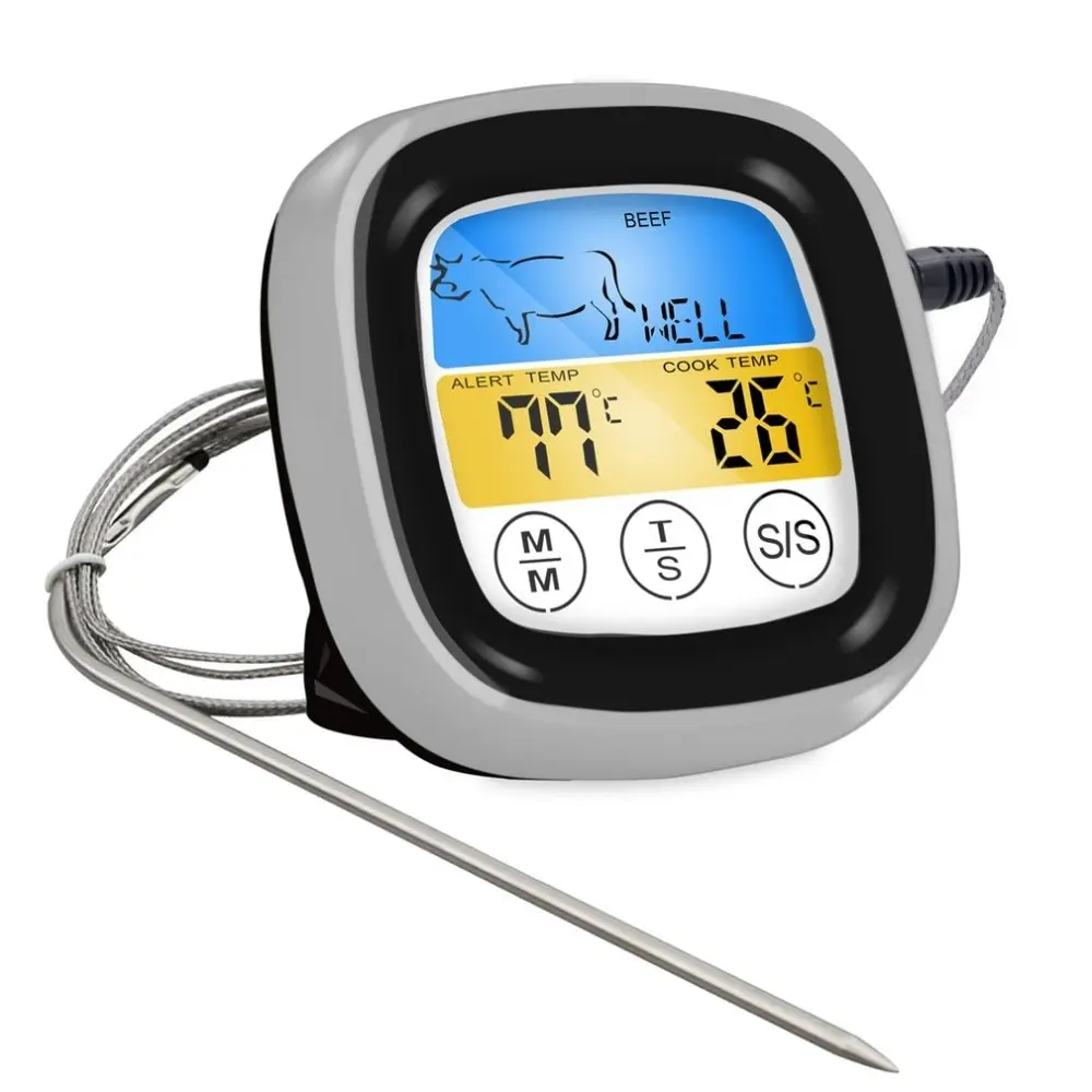 Wireless BBQ Thermometer With Six Probes Food Cooking Timer For Oven Meat Grill Thermometer
Wireless BBQ Thermometer With Six Probes Food Cooking Timer For Oven Meat Grill Thermometer