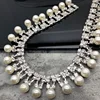 JPStrass Pearl Crystal Rhinestone Cup Chain Chain Party Dresses Decoration