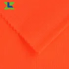 Dyed Flannel EN20471 High Visibility Polyester Yarn Fabric Yarn Dyed Stretch Fabric Yarn Flannel Fabric ANSI107