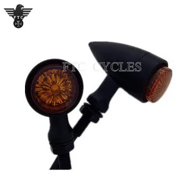 Vintage Bullet Motorcycle Indicator Turn signals lights for Yamaha Custom