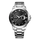 stainless steel watch case 316l men watch with quartz movement