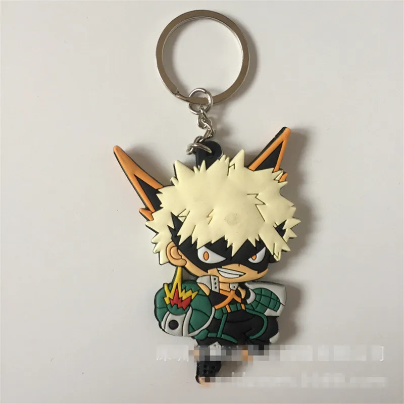 Anime My Hero Academia Figures Toys PVC Pendant Keychain Keyring Key Bag Pendants Dolls Kids Friends Gift  6-8cm (9)