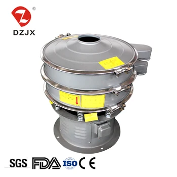 Industrial Double Deck Small Circle Vibrating Screen Rotating Wet Sieve Shaker