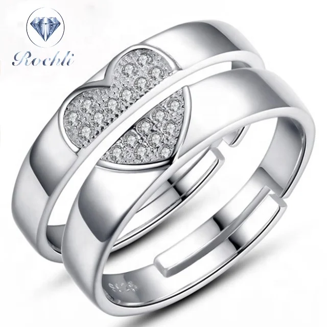 simple heart shape Couple ring a pair of sterling silver simple men and women students open ring, Picture
simple heart shape Couple ring a pair of sterling silver simple men and women students open ring, Picture