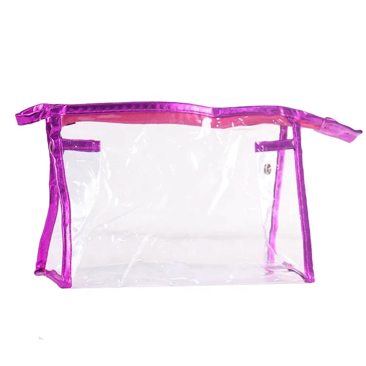 Transparent Waterproof Travelling Fashion Clear color pvc cosmetic bag with zipper, Customized
Transparent Waterproof Travelling Fashion Clear color pvc cosmetic bag with zipper, Customized