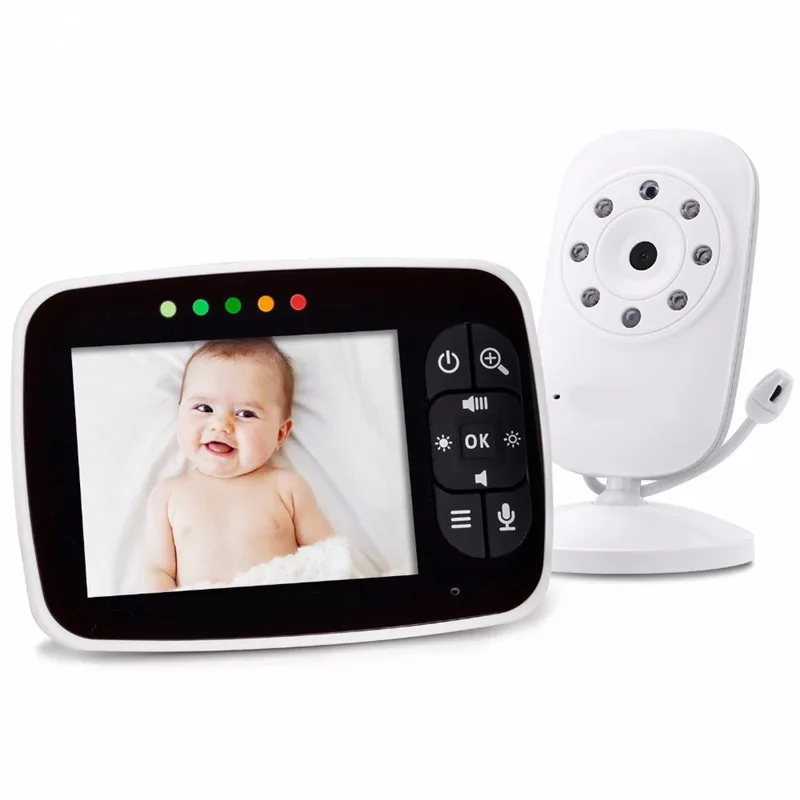 3.5 Large LCD Screen Night Vision Two Way Talk Temperature Sensor Video Baby Monitor With Camera
3.5 Large LCD Screen Night Vision Two Way Talk Temperature Sensor Video Baby Monitor With Camera