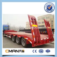 3 Axles Widely Used Low Bed