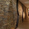 Natural Stone Slate Exterior Decorative Wall Cladding Stone Panel with Mesh Back Rusty Mica Schist CZM-N904