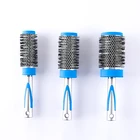 Aluminum Barrel Hair Brush Nylon Heat-resistant Ceramic Brush Ionic Nano Technology Round Hair Brush