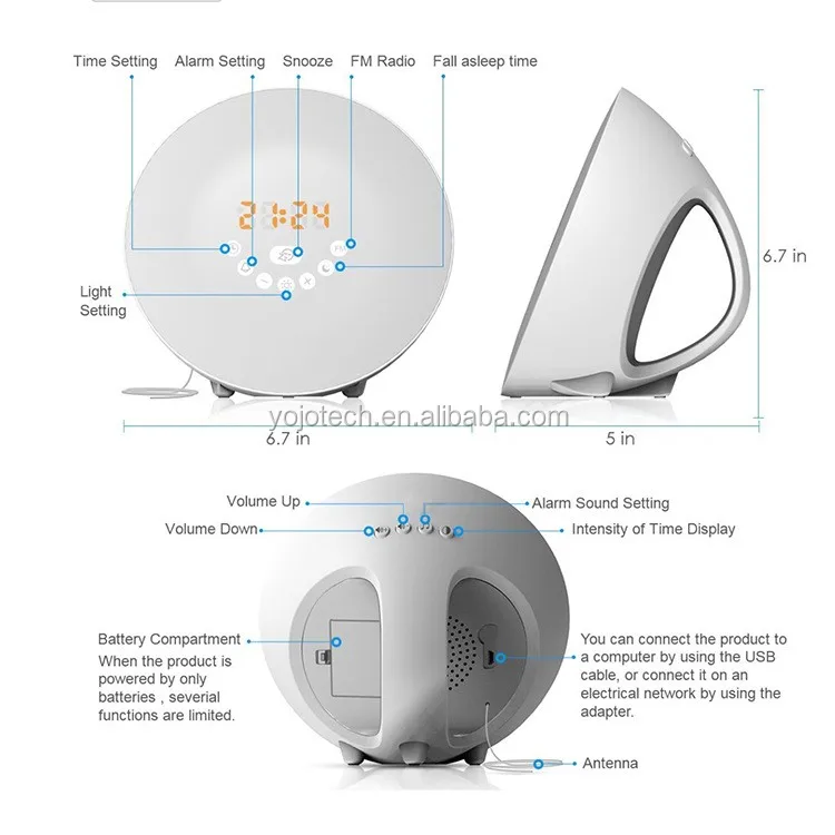 Smart Sleep Light,Wake-up Light And Alarm Clock - Buy Smart Sleep Light