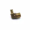 Yuhuan Junxiang high quality 3/8 to 3/4 inch male npt thread lead free brass adapter elbows for gas