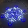 Colorful Led Rope Light Christmas Snowflake Motif Lights