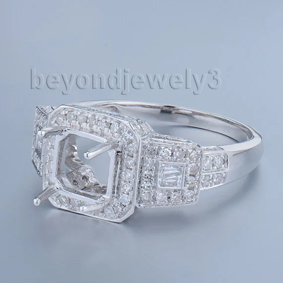 Luxury Ring Settings Without Stones For Men Natural 14k Gold Diamond