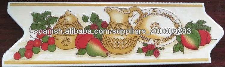 8x25cm Cenefas para la Cocina-Azulejos-Identificación del producto