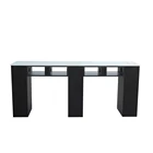 modern nail salon equipment double manicure table station (KZM-N104-2)