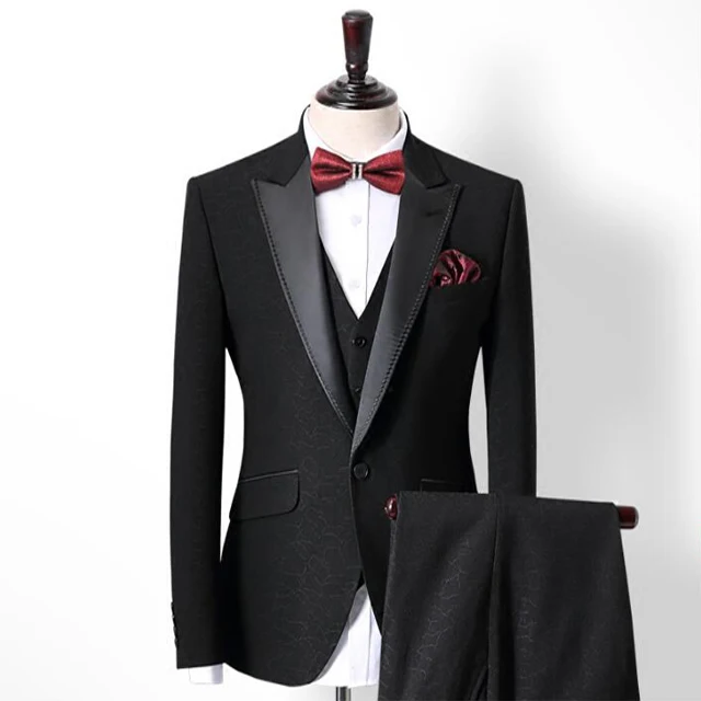 New design wedding slim fit formal coat pant 100% Wool 3 piece suit for man, Customized
New design wedding slim fit formal coat pant 100% Wool 3 piece suit for man, Customized