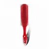 Glittery red boar wave brushes nylon pin detangling designed hair brush