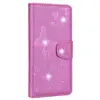 Diamond Glitter Mirror Pouch Case for huawei P Smart Stand butterfly Wallet Leather TPU case For huawei Enjoy 7S