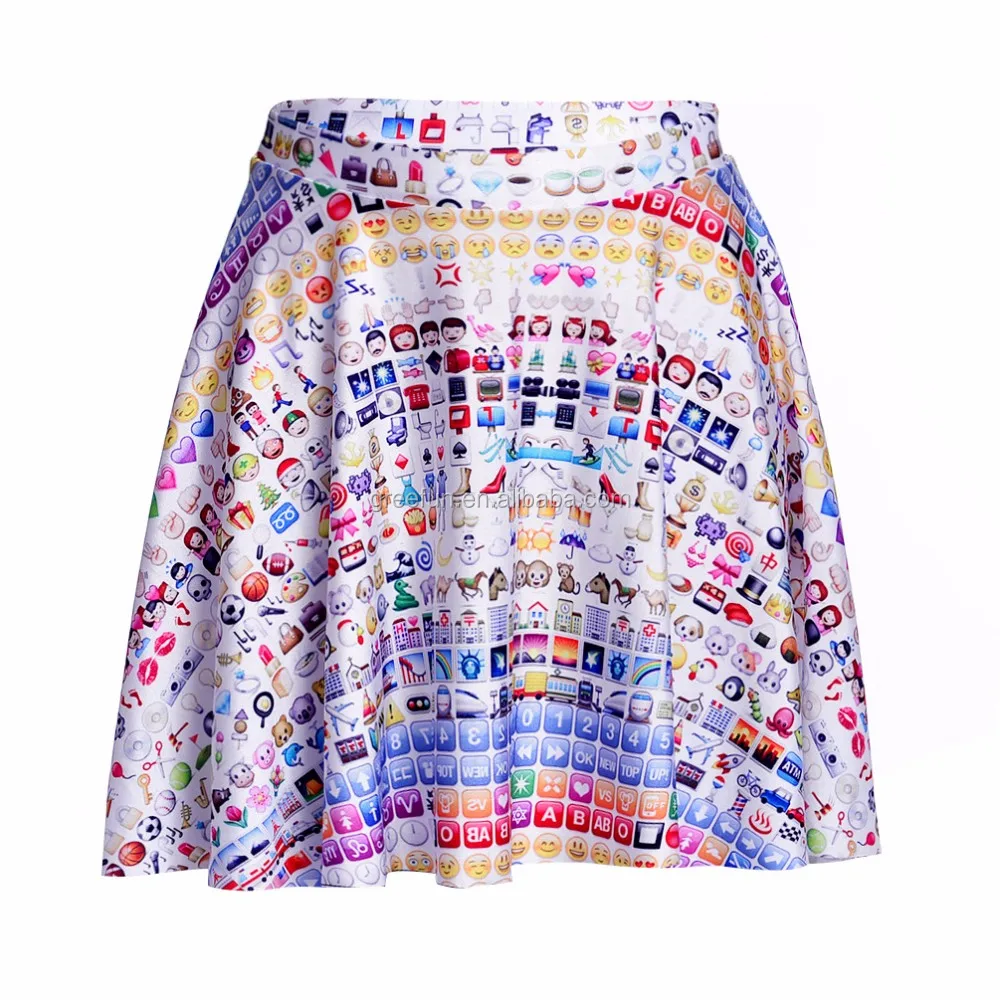 良い品質夏ドレスで絵文字ゲームデザイン新しいモデルガールドレスクール絵文字服スカート仕入れ・メーカー・工場