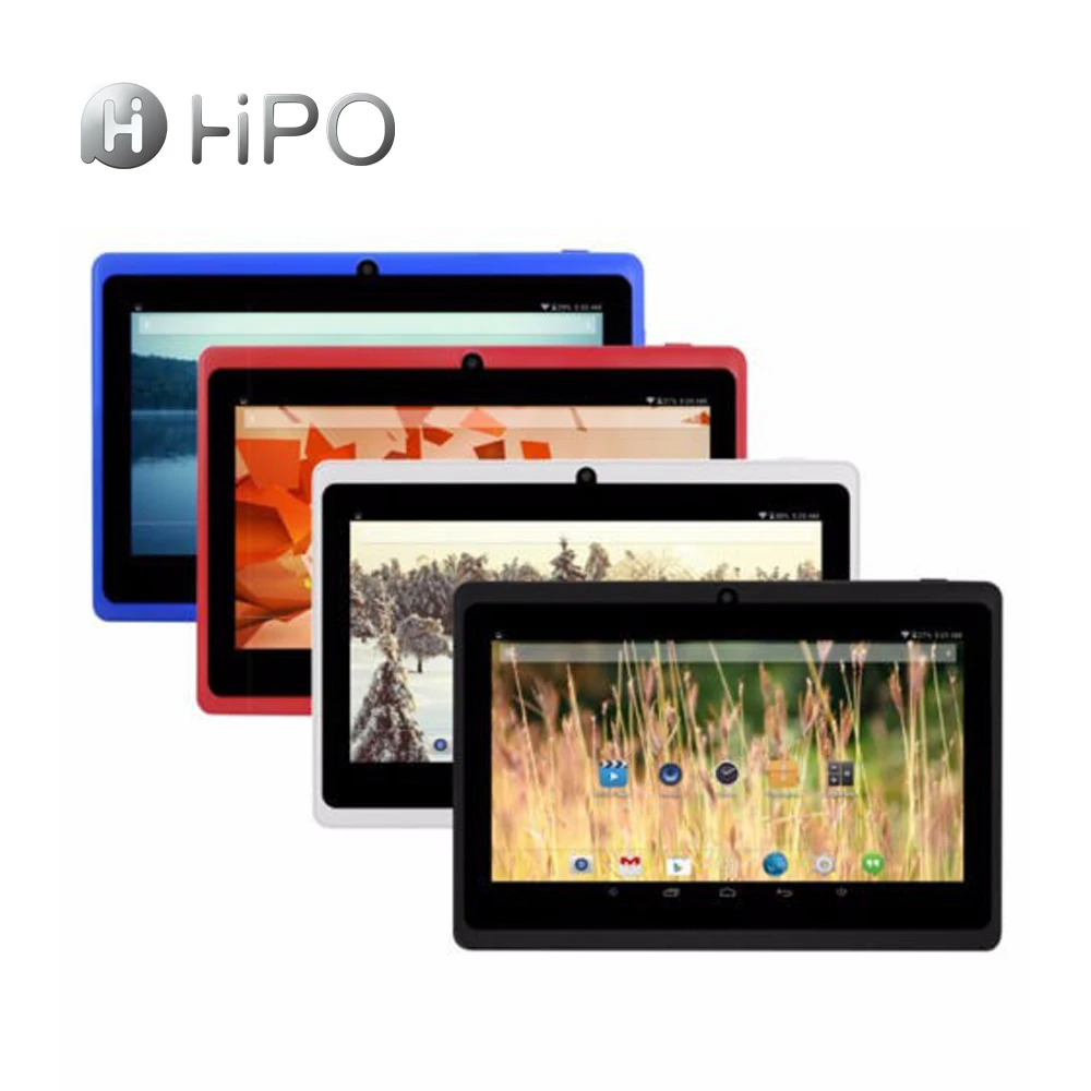 Hipo 7 inch 1024*600 Allwinner A33 Quad Core 512MB+8GB android tablet firmware download